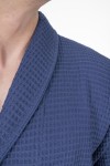 Kaos Serisi Şal Yaka Pike Bornoz Sabahlık