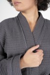 Kaos Serisi Kimono Yaka Pike Bornoz Sabahlık