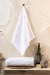Love Serisi Nakışlı Micro Cotton Banyo Havlu Seti Love Serisi Nakışlı Micro Cotton Banyo Havlu Seti