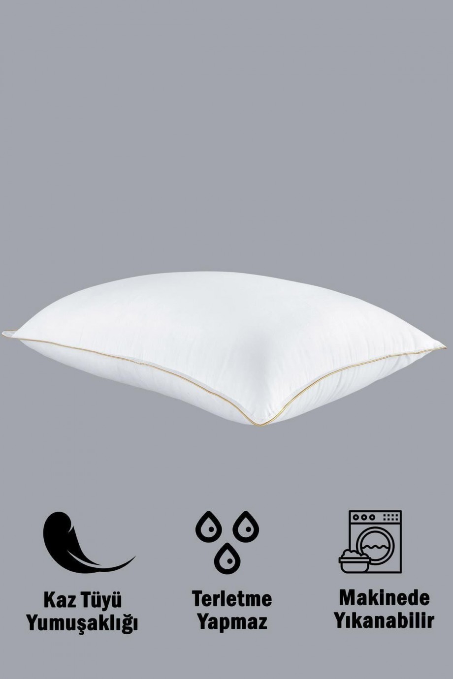 Varol 2 Adet Gold Serisi 1200Gr Nano Jel Yastık 50x70cm