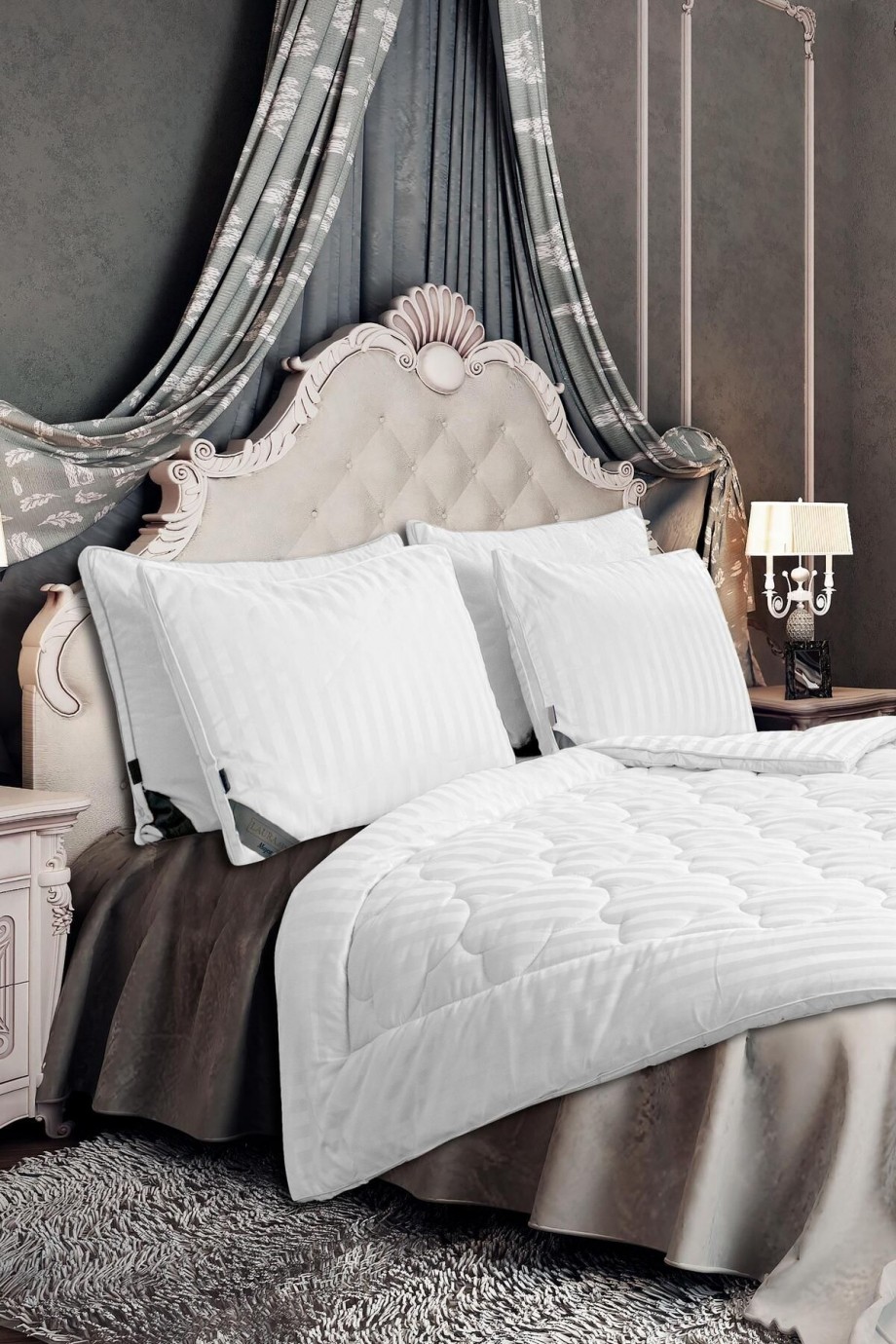 Majesti Yorgan Çift Kişilik Beyaz