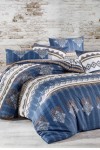 Battal Boy Pamuklu Ranforce Baskılı Çift Kişilik Nevresim Takımı King Size Duvet CoverSet