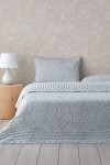 Verdant Jacquard Tek Kişilik Yatak Örtüsü Takımı 160x220 cm Yeşil