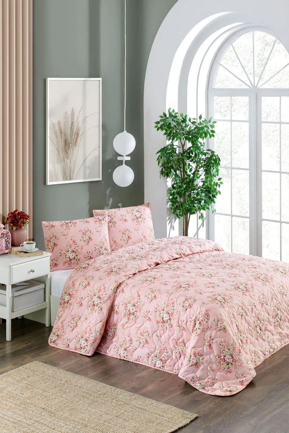 Çift Kişilik Pike Yatak Örtüsü Takımı|200x220 Cm|2 Adet Yastık Kılıflı|çok Amaçlı Battaniye |pamuklu