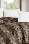 Leopar Desenli Çift Kişilik Nevresim / Yorgan Kılıfı 200 x 220 cm