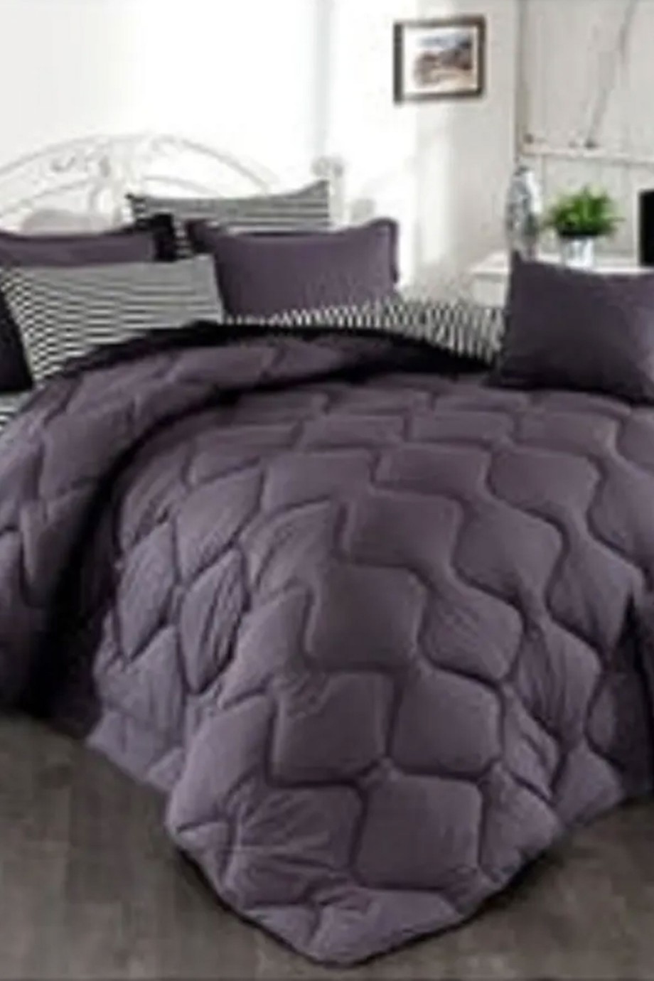 YORGAN - BATTAL BOY - KİNG SİZE - PAMUKLU RANFORCE KUMAŞ